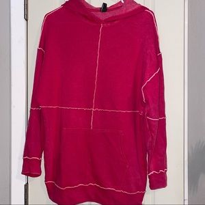 Wild fable magenta hooded sweatshirt